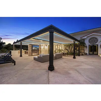 Image for Solace Louvered Roof Pergola Outdoor Escape 