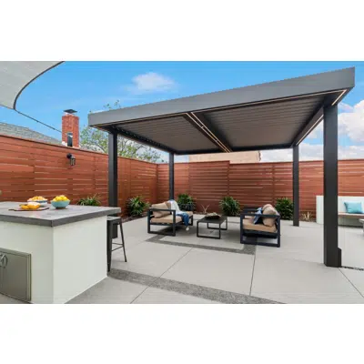 Image for Signature Louvered Roof Pergola Patio Party