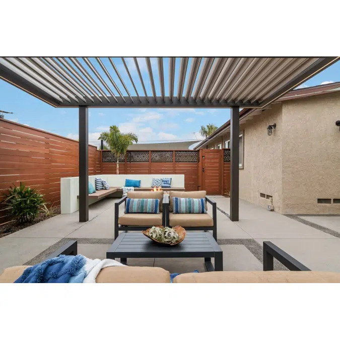 Signature Louvered Roof Pergola Patio Party