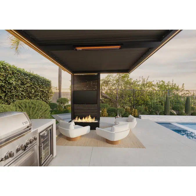 Solace Cantilever Louvered Roof Pergola Perfection