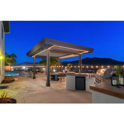 Image for Signature Louvered Roof Pergola Magical Oasis