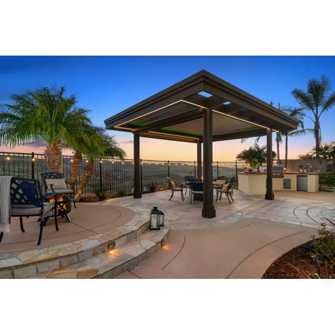 Signature Louvered Roof Pergola Magical Oasis