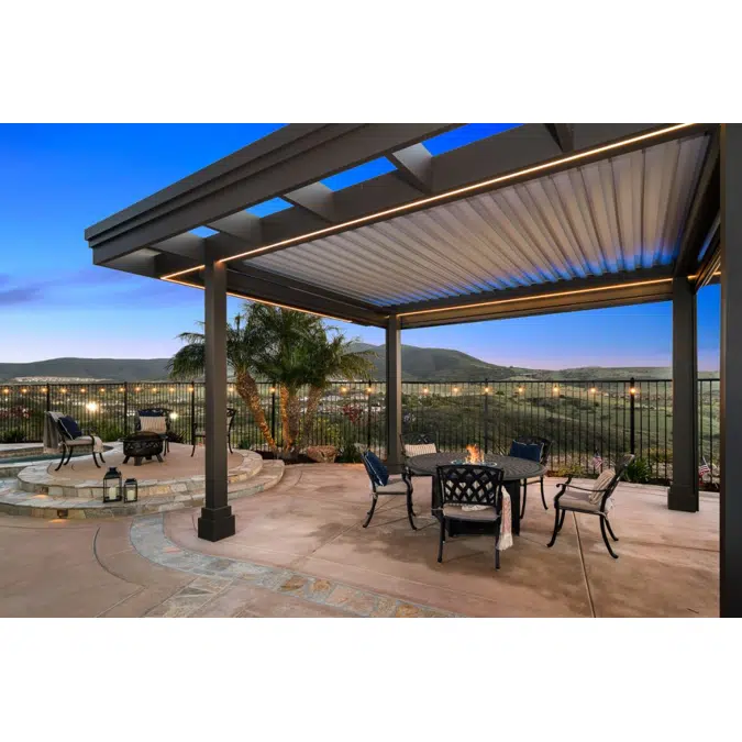 Signature Louvered Roof Pergola Magical Oasis