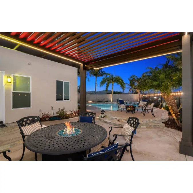 Signature Louvered Roof Pergola Magical Oasis