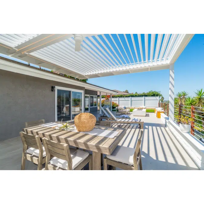 Signature Louvered Roof Pergola Picturesque Patio