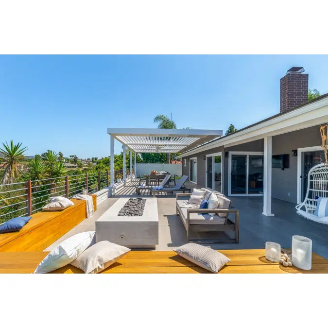 Signature Louvered Roof Pergola Picturesque Patio