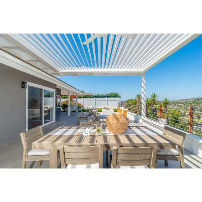 Signature Louvered Roof Pergola Picturesque Patio