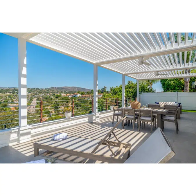 Signature Louvered Roof Pergola Picturesque Patio