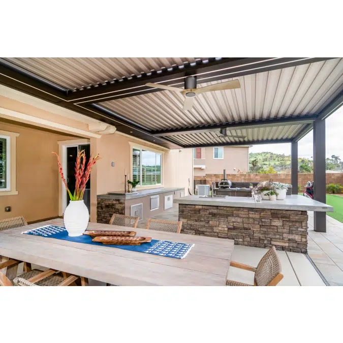 Signature Louvered Roof Pergola Ace Backyard