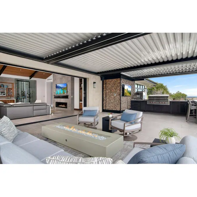 Signature Louvered Roof Pergola Mountain View 