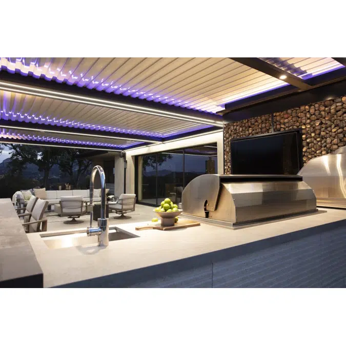 Signature Louvered Roof Pergola Mountain View 