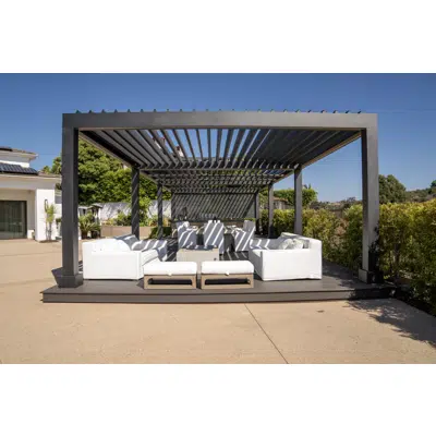 Image for Solace Louvered Roof Pergola Poolside Paradise