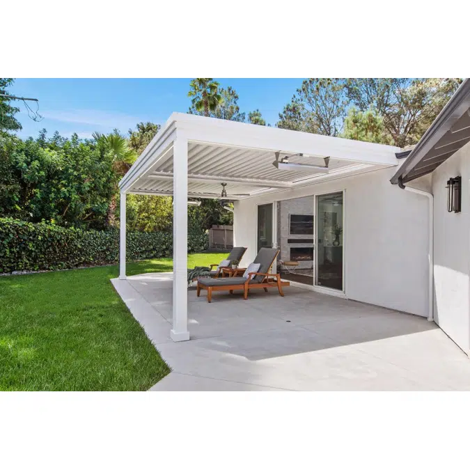 Signature Louvered Roof Pergola Backyard Classic