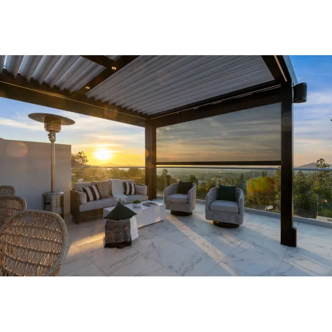 Signature Louvered Roof Pergola Inviting Panorama