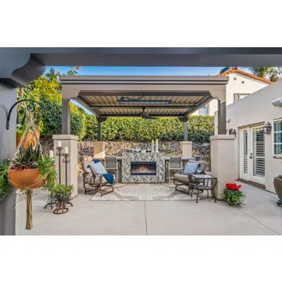 Image for Signature Louvered Roof Pergola Historic Hideaway