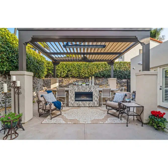 Signature Louvered Roof Pergola Historic Hideaway
