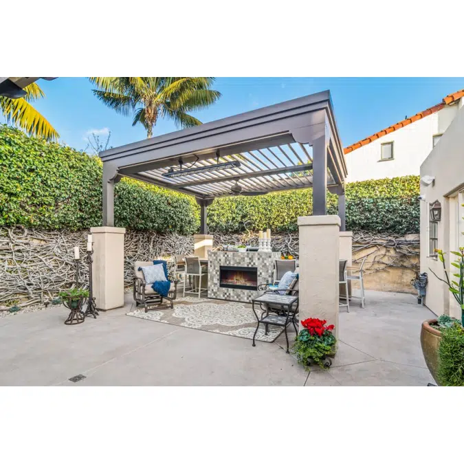 Signature Louvered Roof Pergola Historic Hideaway
