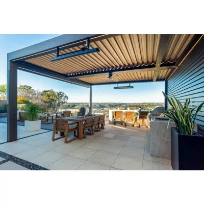 Image for Signature Louvered Roof Pergola Panoramic Retreat