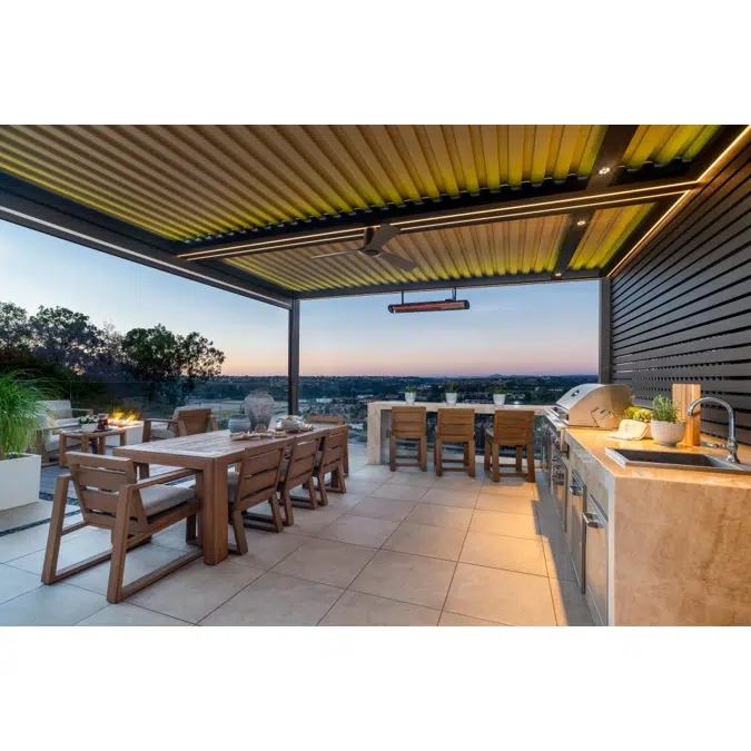 Signature Louvered Roof Pergola Panoramic Retreat