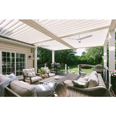 Image for Signature Louvered Roof Pergola Hideaway