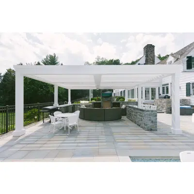 Image for Solace Louvered Roof Pergola Poolside