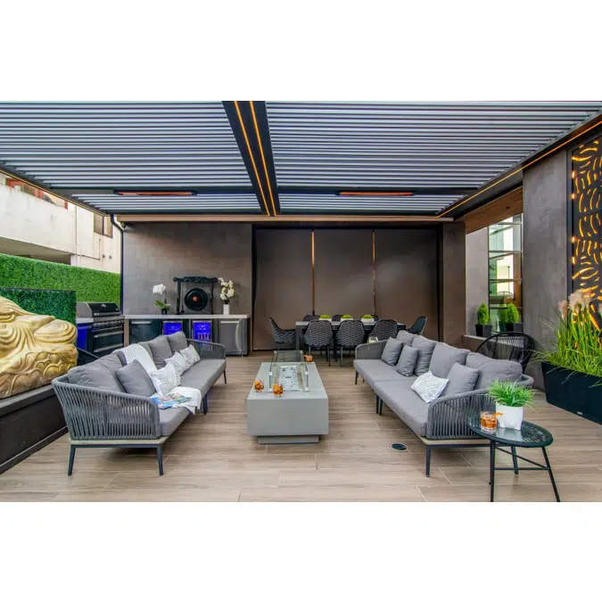 Signature Louvered Roof Pergola Zen Glow