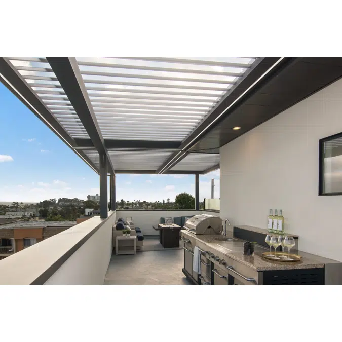 Signature Louvered Roof Pergola Rooftop Vista