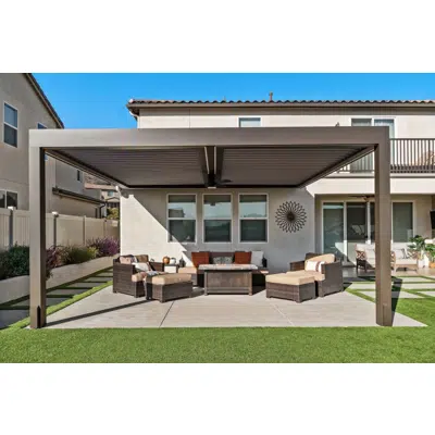 Image for Signature Louvered Roof Pergola Backyard Beauty