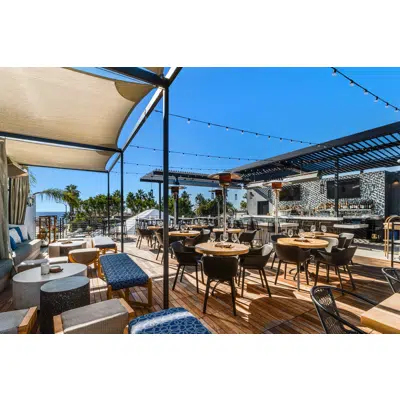 Image for Signature Louvered Roof Pergola Rooftop Happy Hour