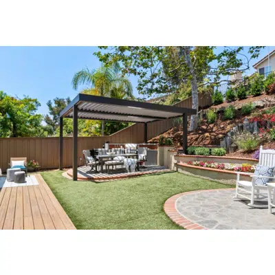 Image for Signature Louvered Roof Pergola Garden Serenity