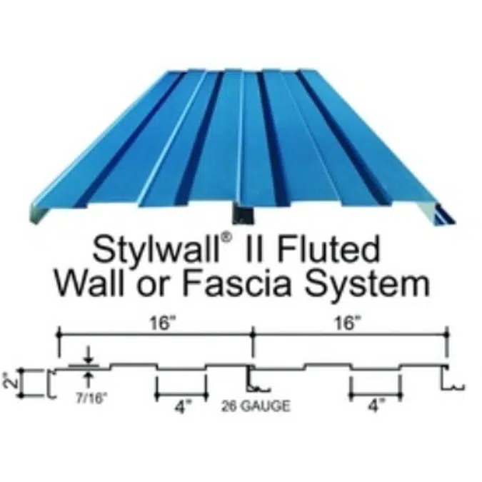 StylWall® II Fluted Wall System