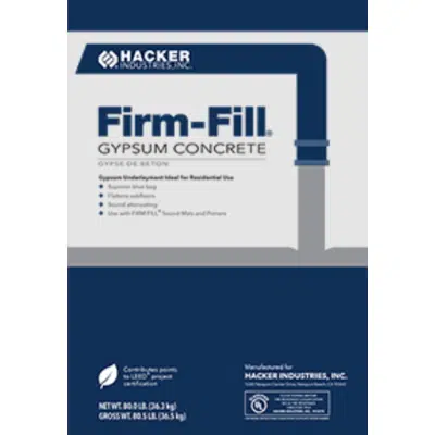 Image for FIRM-FILL® Gypsum Concrete | Floor Underlayment