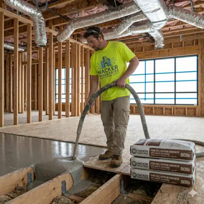 obraz dla FIRM-FILL® Gypsum Concrete | Floor Underlayment
