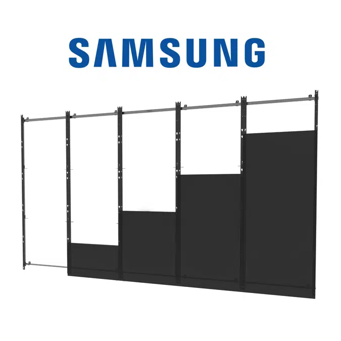 Seamless Kitted Series Flat dvLED Mounting System for Samsung IER, IFR & IEA Series Direct View LED Displays   DS-LEDIER