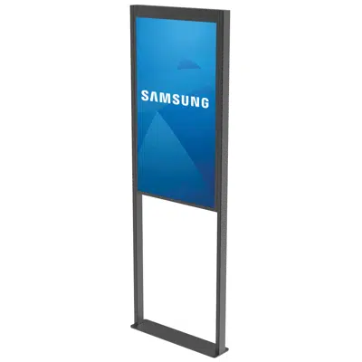 imagen para Floor Window Display Mount for Samsung OM55N-D Double-Sided Display