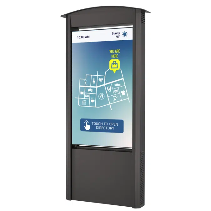 Smart City Kiosks with 55" Xtreme™ High Bright Outdoor Display