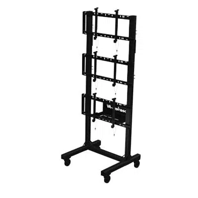 Image pour SmartMount® Portable Video Wall Cart 1x3 Configuration for 46" to 60" Displays DS-C560-1X3