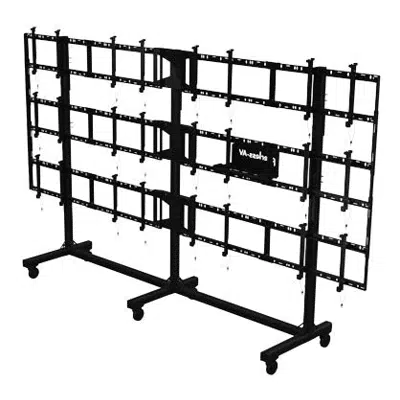 Image for SmartMount® Portable Video Wall Cart 4x3 Configuration for 46" to 55" Displays DS-C555-4X3-1