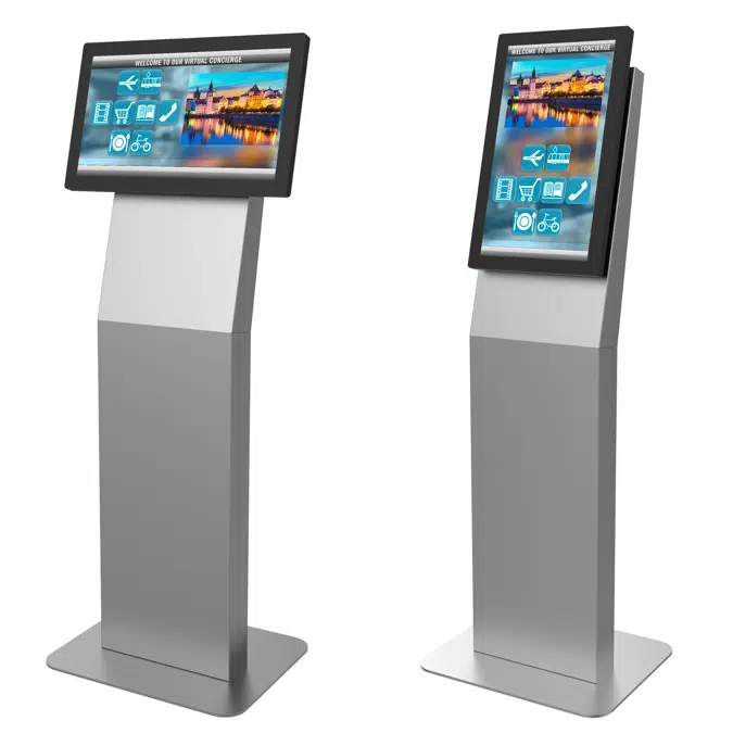 Landscape/Portrait Kiosk fits most 15", 22", or 32" Displays KIP522