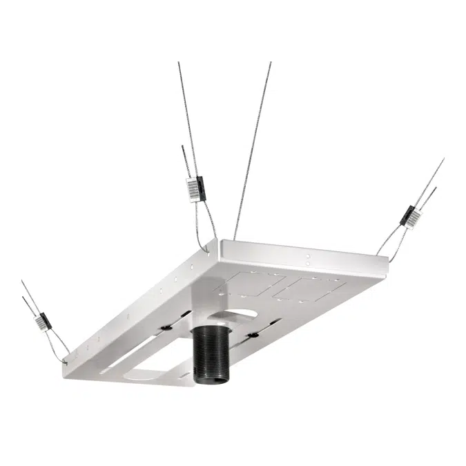 Lightweight Adjustable Suspended Ceiling Plate for Use with Peerless-AV Projector Mounts