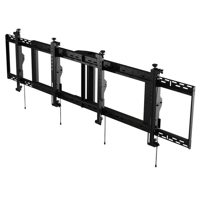 SmartMount® Digital Menu Board Ceiling Mount with 8pt Adjustment - Landscape 2x1 Configuration for 46" to 48" Displays DS-MBZ947L-2X1