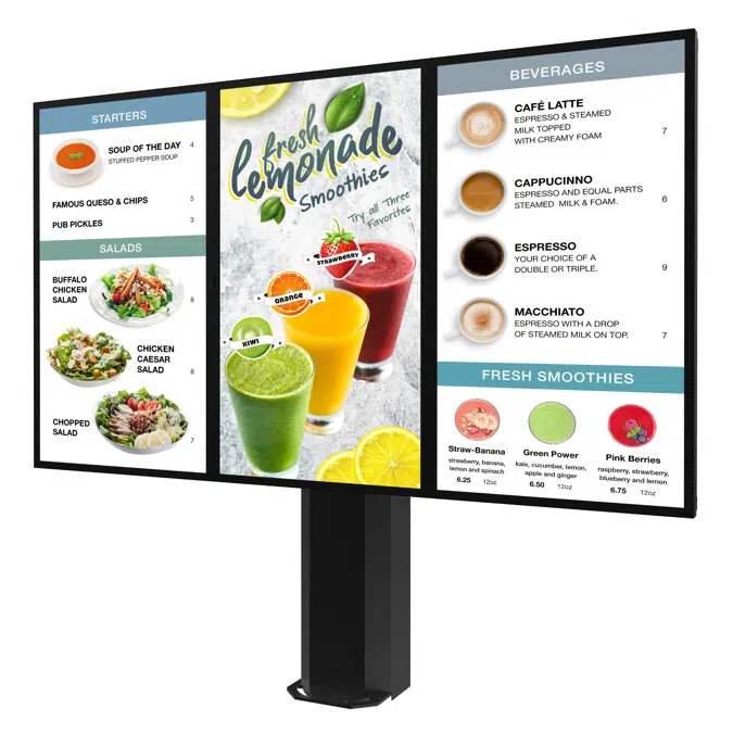 Outdoor Digital Menu Boards KOF555