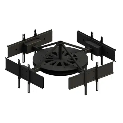 รูปภาพสำหรับ Multi-Display Ceiling Mount with Four Telescoping Arms for 37" to 75" Displays DST975-4