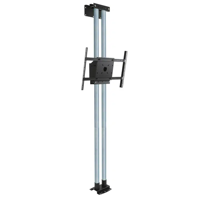 Modular Dual Pole Floor to Wall Mount Kit for 46" to 90" Displays