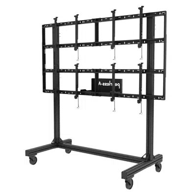 SmartMount® Portable Video Wall Cart 2x2 Configuration for 46" to 60" Displays 이미지