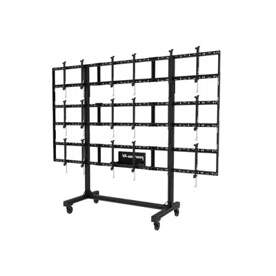 Image for SmartMount® Portable Video Wall Cart 2x2, 3x2 or 3x3 Configuration for 46" to 55" Displays DS-C555-3X3