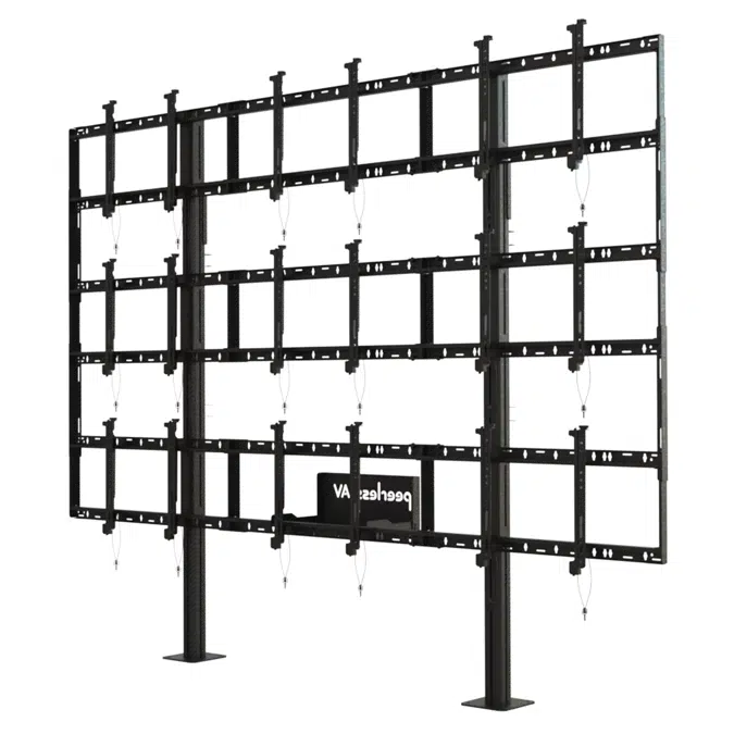 SmartMount® Modular Video Wall Pedestal Mount 3x3 Configuration for 46" to 55" Displays DS-S555-3X3
