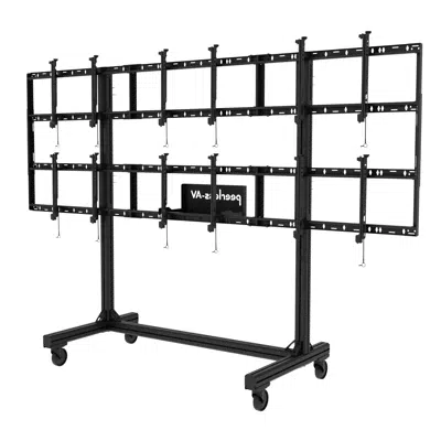 Image for SmartMount® Portable Video Wall Cart 2x2 and 3x2 Configuration for 46" to 55" Displays DS-C555-3X2