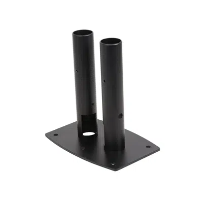 Image for Modular Series Dual-Pole Floor Mounted Plate for Wood or Concrete Floors MOD-FPP2