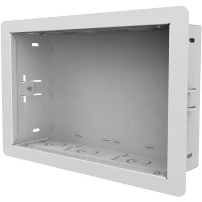 Image for 14"x9" in-Wall Box for Recessed Power and AV Components with optional Surge Protector